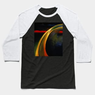 High Resolution Red and Orange Streak by Georgia O'Keeffe Baseball T-Shirt